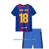 Conjunto (Camiseta+Pantalón Corto) FC Barcelona Jordi Alba 18 Tercera Equipación 2021/22 - Niño